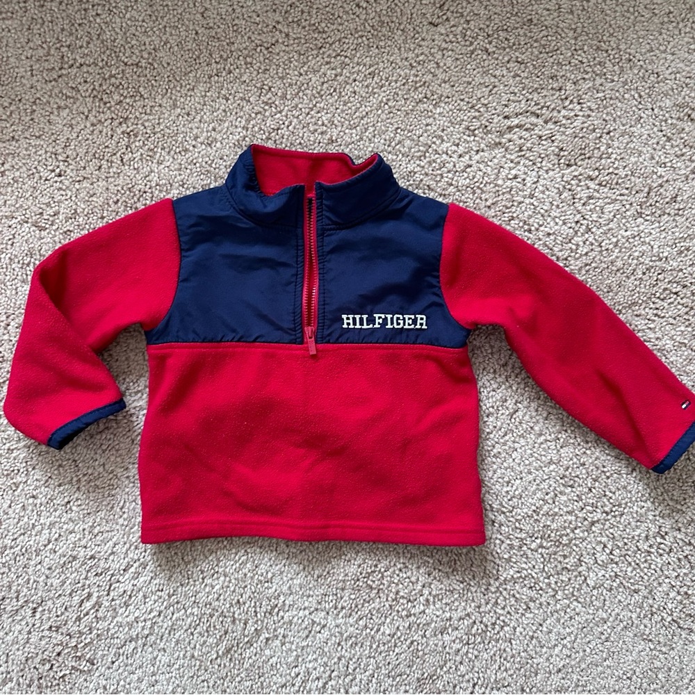 24 mos or 2 yrs old Tommy Hilfiger True Red Sweater Very Good C